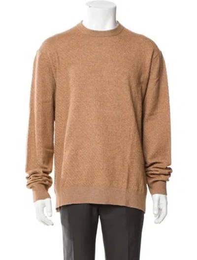 Pre-owned Ted Baker Crew Neck Long Sleeve Pullover In Neutral