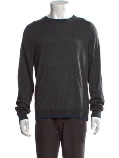 Pre-owned Ted Baker Crew Neck Long Sleeve Pullover W/ Tags In Grey