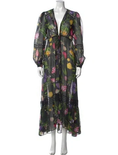 Pre-owned Ted Baker Crew Neck Mini Dress In Black