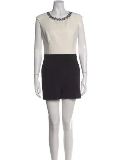 Pre-owned Ted Baker Crew Neck Romper In Multi