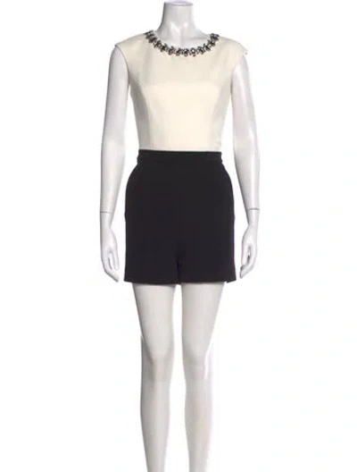 Pre-owned Ted Baker Crew Neck Romper In Multi