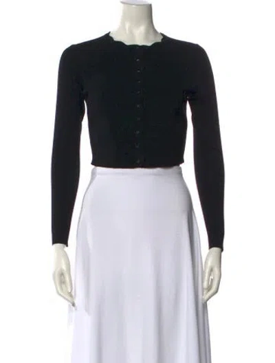 Pre-owned Ted Baker Crew Neck Sweater In Black