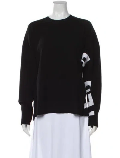 Pre-owned Ted Baker Crew Neck Sweater In Black