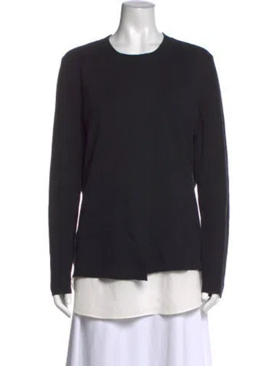 Pre-owned Ted Baker Crew Neck Sweater In Black