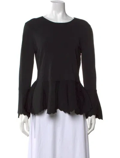 Pre-owned Ted Baker Crew Neck Sweater In Black