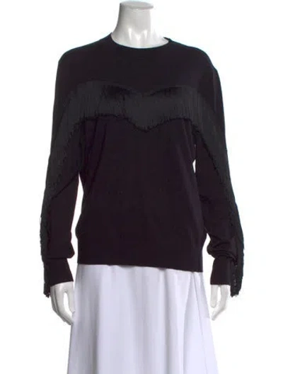 Pre-owned Ted Baker Crew Neck Sweater In Black