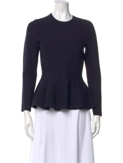 Pre-owned Ted Baker Crew Neck Sweater In Blue