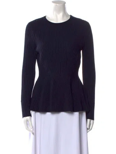 Pre-owned Ted Baker Crew Neck Sweater In Blue