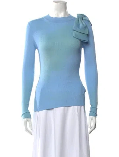 Pre-owned Ted Baker Crew Neck Sweater In Blue