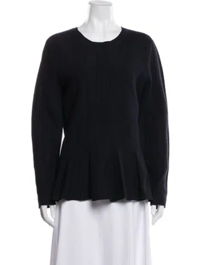 Pre-owned Ted Baker Crew Neck Sweater In Blue