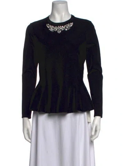 Pre-owned Ted Baker Crew Neck Sweater In Blue