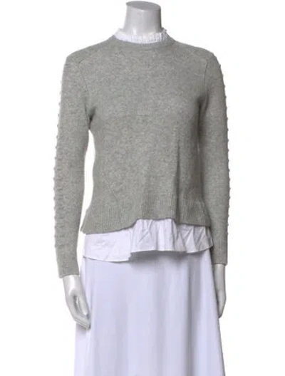 Pre-owned Ted Baker Crew Neck Sweater In Gray