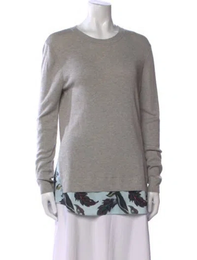 Pre-owned Ted Baker Crew Neck Sweater In Gray