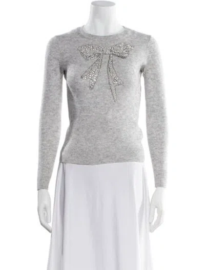 Pre-owned Ted Baker Crew Neck Sweater In Gray