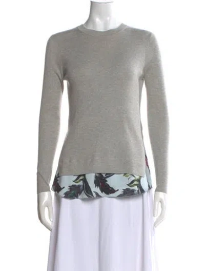 Pre-owned Ted Baker Crew Neck Sweater In Gray