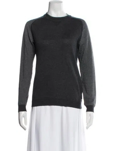 Pre-owned Ted Baker Crew Neck Sweater In Gray