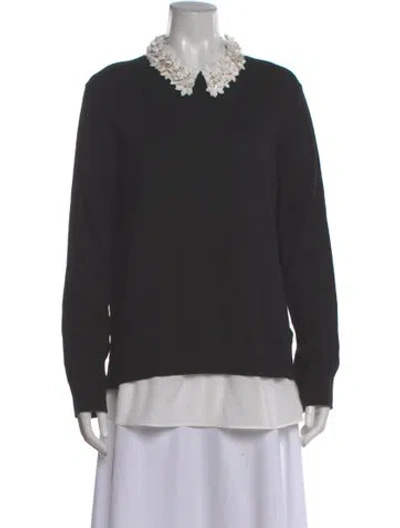 Pre-owned Ted Baker Crew Neck Sweater In Gray