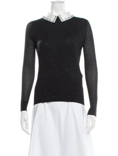 Pre-owned Ted Baker Crew Neck Sweater In Gray