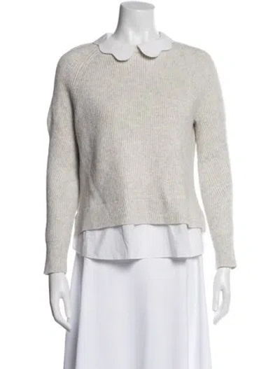 Pre-owned Ted Baker Crew Neck Sweater In Gray