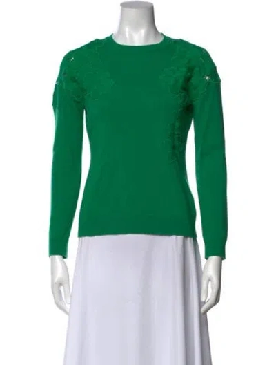 Pre-owned Ted Baker Crew Neck Sweater In Green