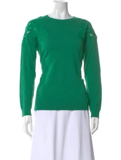 Pre-owned Ted Baker Crew Neck Sweater In Green