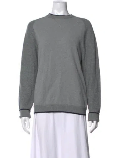 Pre-owned Ted Baker Crew Neck Sweater In Grey