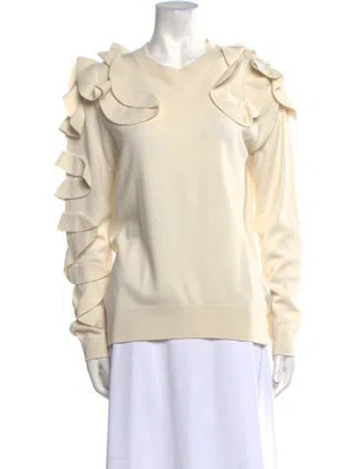 Pre-owned Ted Baker Crew Neck Sweater In Neutral