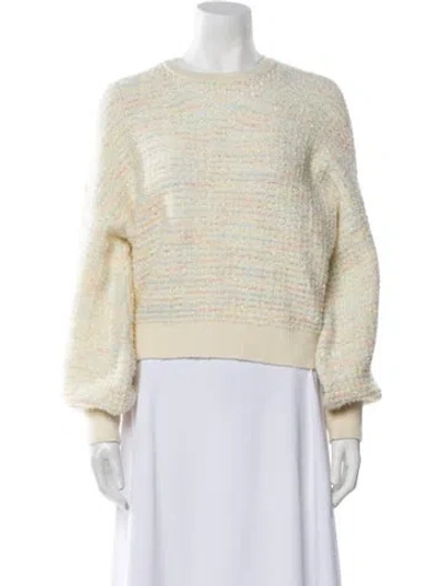 Pre-owned Ted Baker Crew Neck Sweater In Neutral