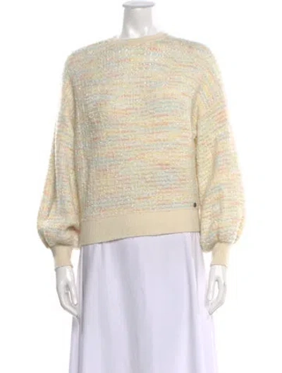 Pre-owned Ted Baker Crew Neck Sweater In Neutral