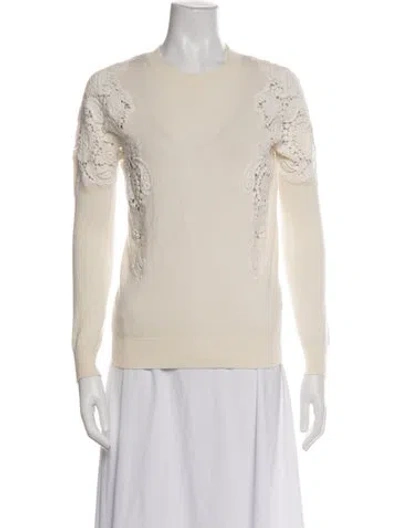 Pre-owned Ted Baker Crew Neck Sweater In Neutral