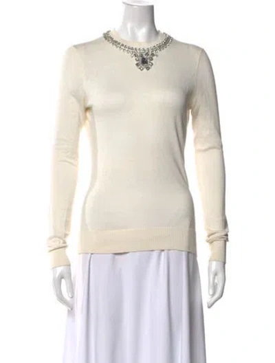 Pre-owned Ted Baker Crew Neck Sweater In Neutral