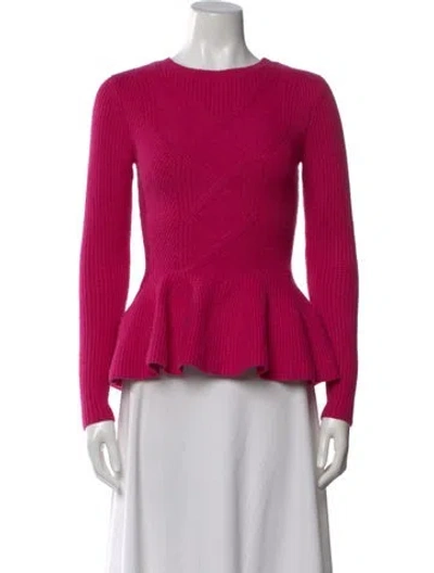 Pre-owned Ted Baker Crew Neck Sweater In Pink
