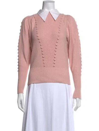 Pre-owned Ted Baker Crew Neck Sweater In Pink