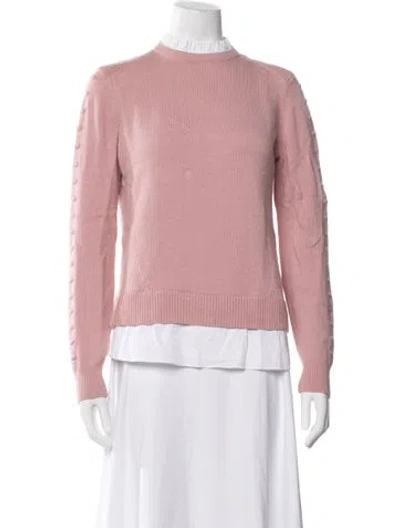 Pre-owned Ted Baker Crew Neck Sweater In Pink