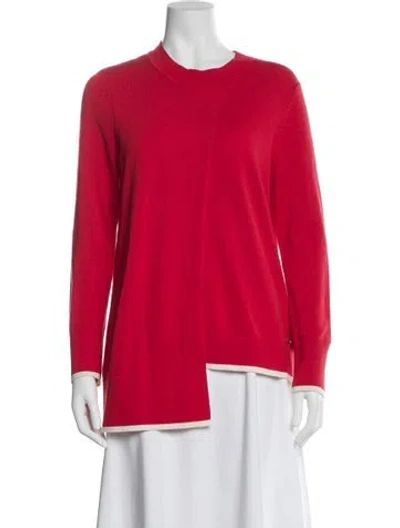 Pre-owned Ted Baker Crew Neck Sweater In Red