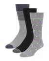Ted Baker 3pk Dress Socks In Black