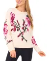 Ted Baker 3-d Rose Jacquard Sweater In Pink