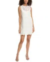 Ted Baker Nellla Crochet A Line Shift Dress In White