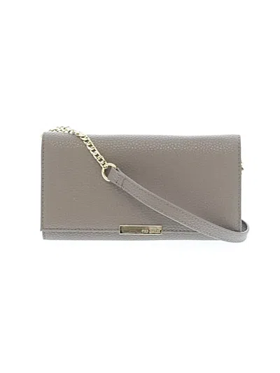 Pre-owned Ted Baker Crossbody Bag In Gray