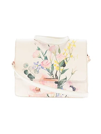 Pre-owned Ted Baker Crossbody Bag In White
