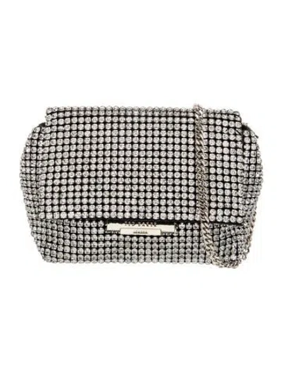 Pre-owned Ted Baker Crystal Evening Bag In Silver