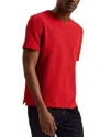 Ted Baker Curlys Textured Short Sleeve Tee In Red