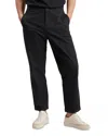 Ted Baker Danite Smart Tapered Leg Cotton Stretch Pants In Blue