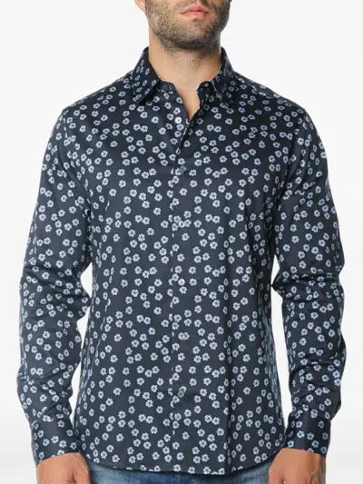 Ted Baker Davison Regular Fit Floral Shirt In Animal Print
