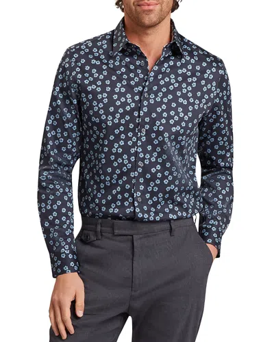 Ted Baker Davison Regular Fit Floral Shirt In Animal Print