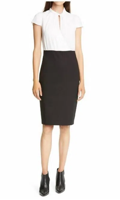 Ted Baker Daylla Two Tone Cap Sleeve Pencil Sheath Dress In Two Toned In Multi