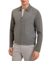 Ted Baker Dejo Herringbone Jacket In Grey