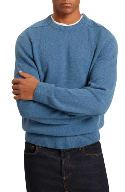 Ted Baker Demario Wool Blend Crewneck Sweater In Blue