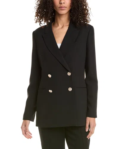 Ted Baker Double-breasted Jacket In Black