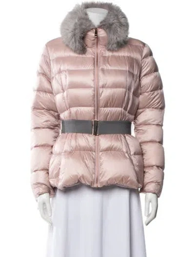 Pre-owned Ted Baker Down Jacket In Pink